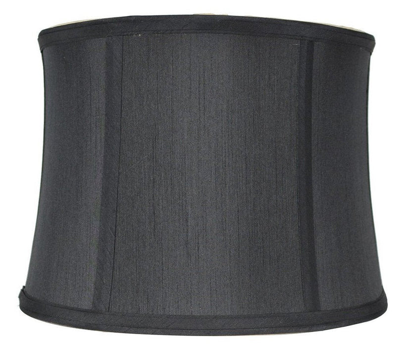 Softback Drum Lampshade,Faux Silk, 12-inch, Spider