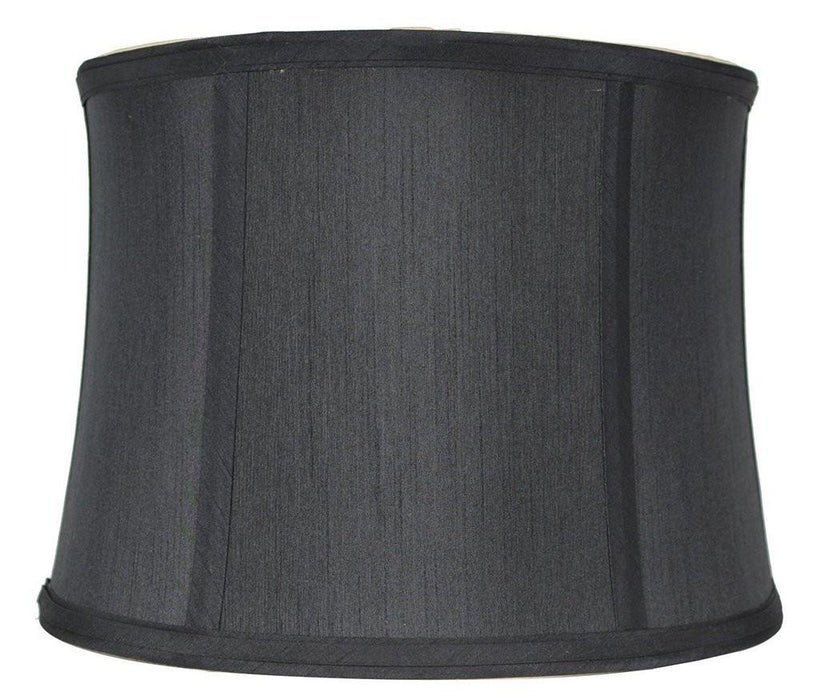 Softback Faux Silk 16-inch Drum Lampshade - 4 Colors