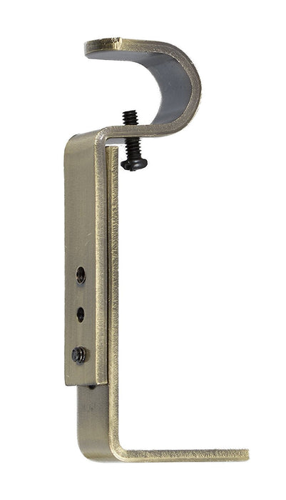 Adjustable Bracket for 1/2-inch and 5/8-inch Curtain Drapery Rod - 7 Finishes