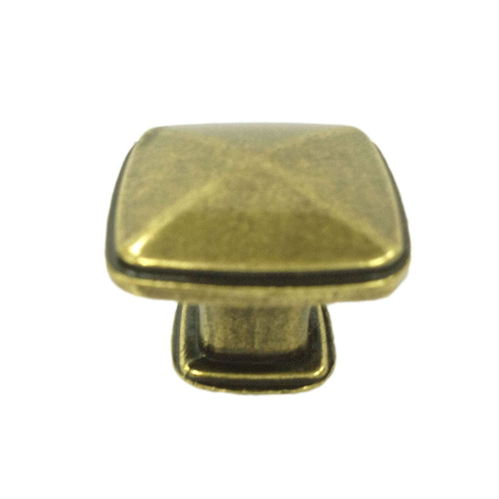 Alston Cabinet Hardware Knob 1-1/4 Inch Square - 25 Pack