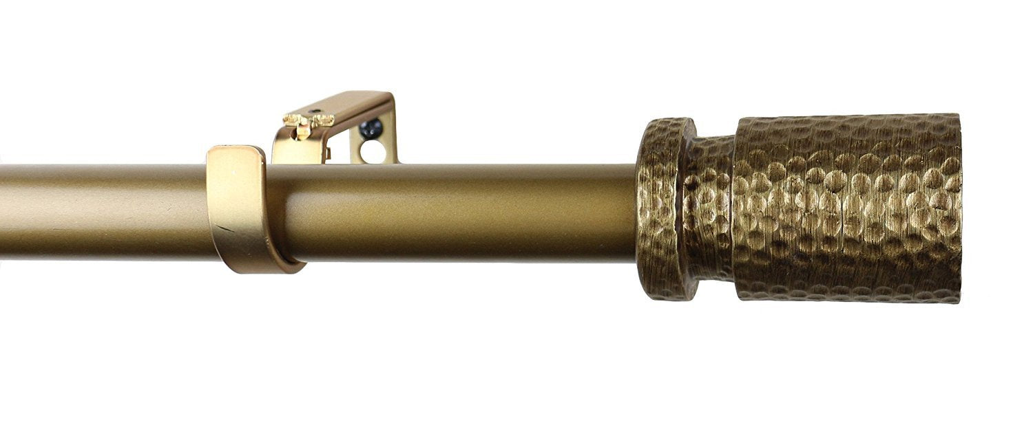 Urbanest 1-inch Fossetta Adjustable Single Drapery Curtain Rod - 6 Finishes