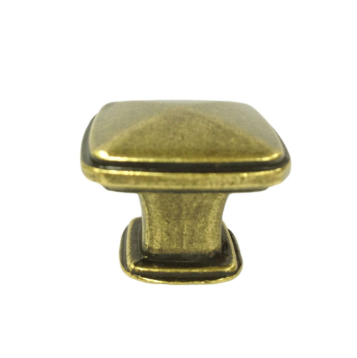 Alston Cabinet Hardware Knob 1-1/4 Inch Square - 10 Pack