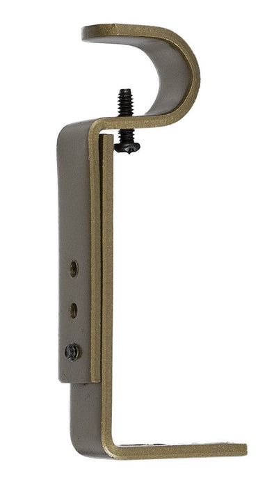 Adjustable Bracket for 1/2-inch and 5/8-inch Curtain Drapery Rod - 7 Finishes