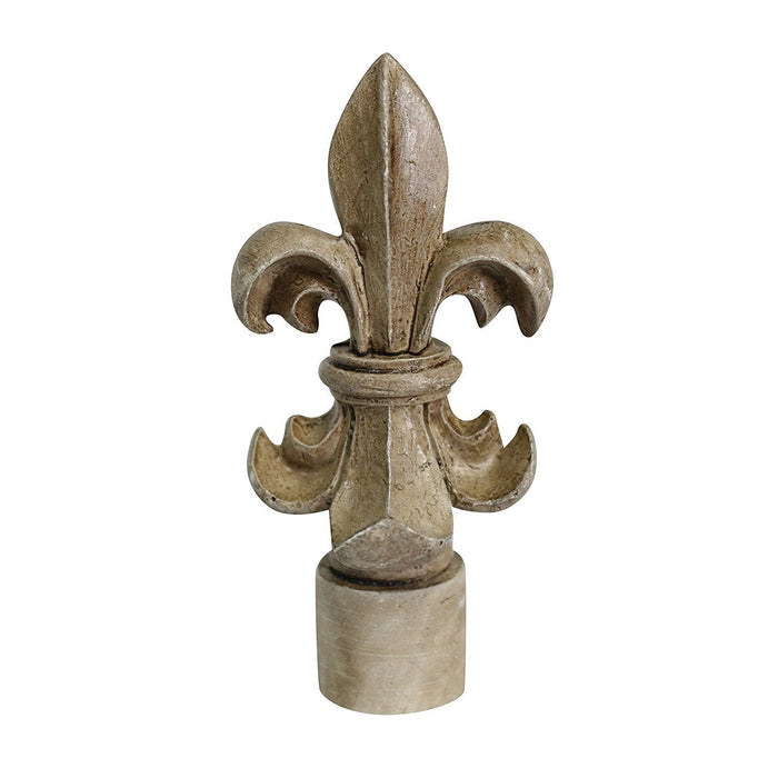 Fleur de Lis Lamp Finial, 3-inch Tall