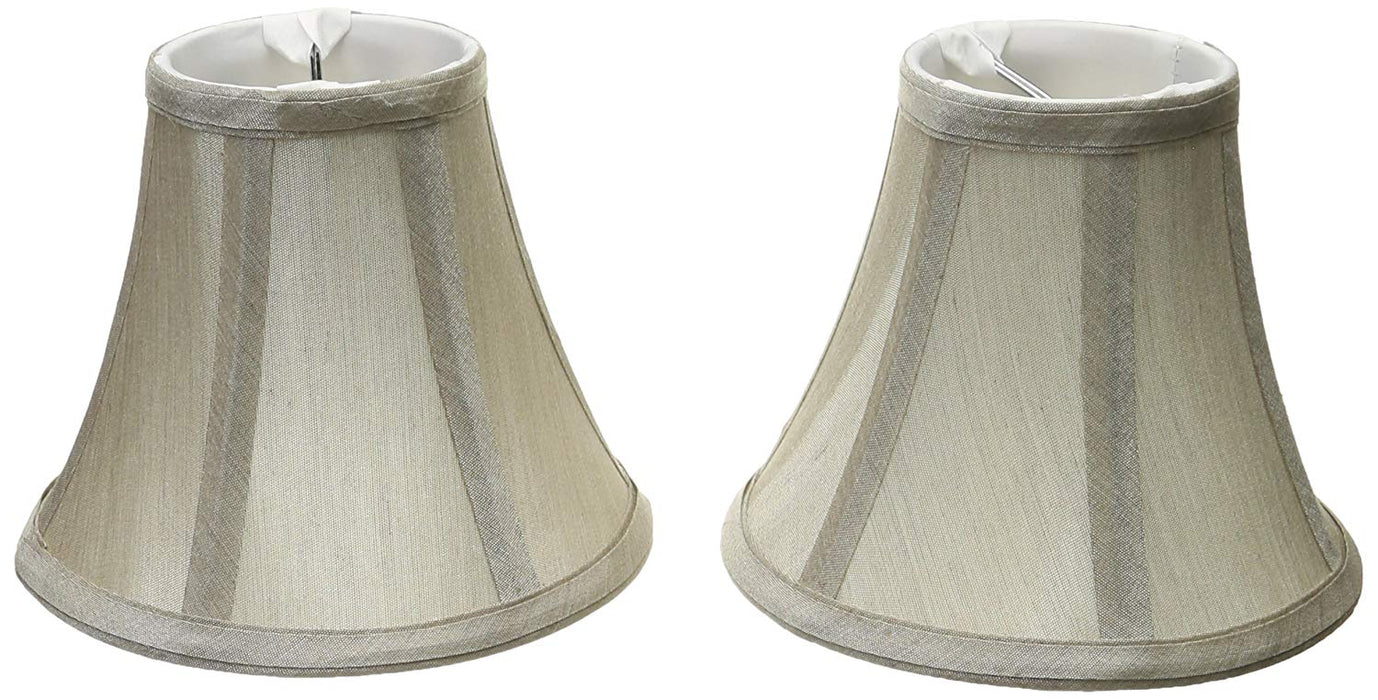 Urbanest 1100848a 6-inch Chandelier Lamp Shade, Champagne Set of 2