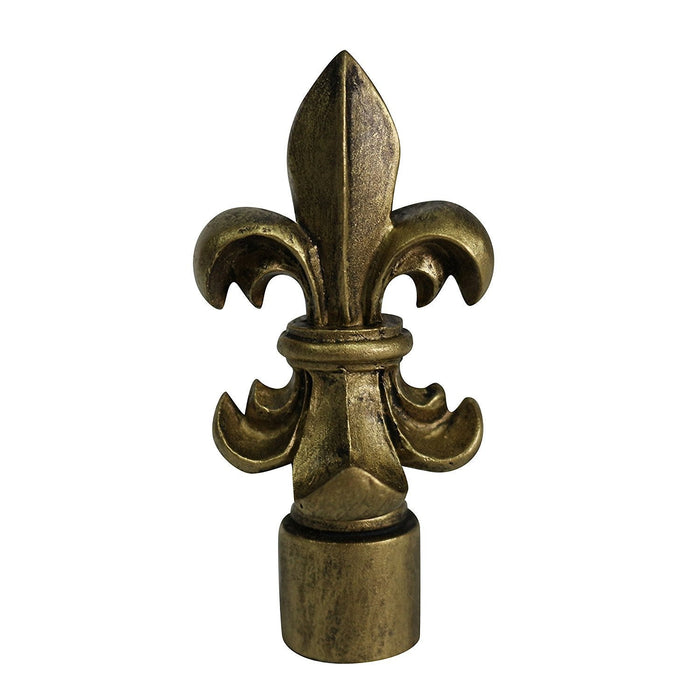 Fleur de Lis Lamp Finial, 3-inch Tall