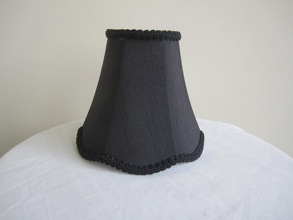 Silk Scallop 6-inch Chandelier Lamp Shade - 3 Colors