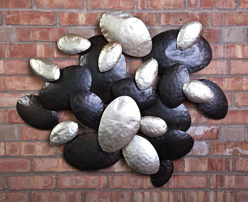 Pebble Metal Wall Art 35" W 30" H