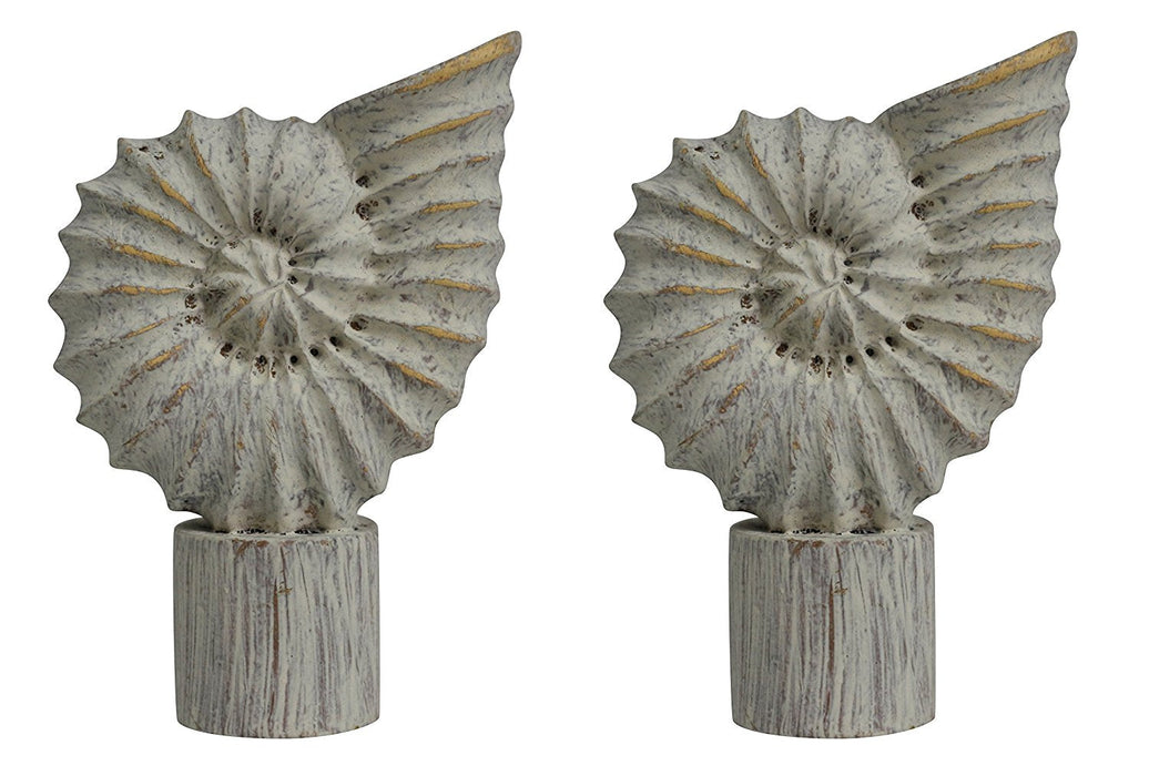 Seashell Finial - 3 Finishes