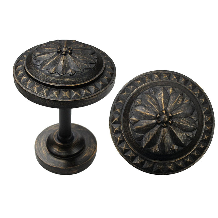 Colette Designer Decor Drapery Medallion Holdback - 5 Finishes