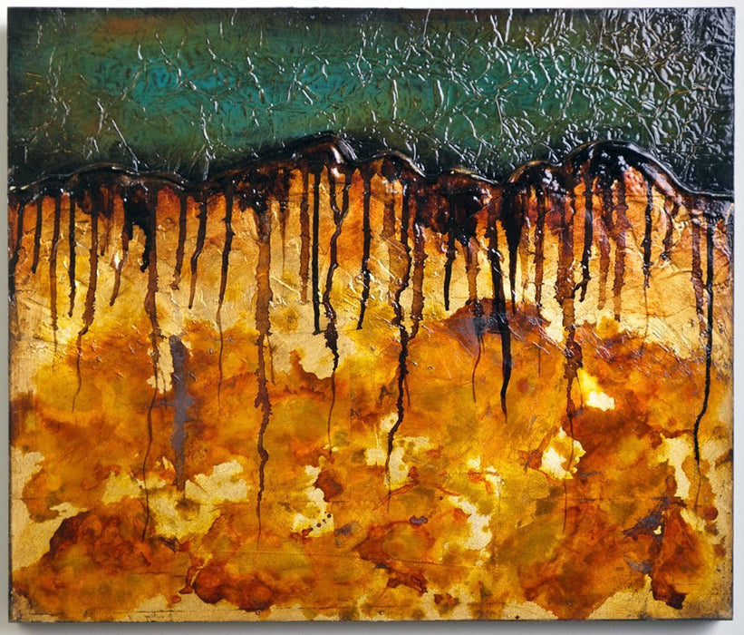 Framed Stretched Domaine Oil Painting 23.5"x19.5"h