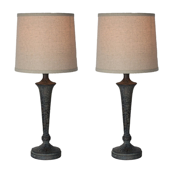 Jacob Table Lamps Set of 2 - Ash Bronze