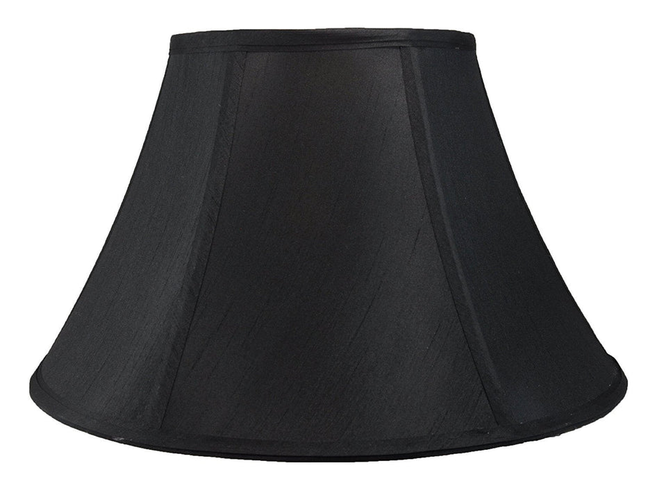 Softback Bell Lampshade, Faux Silk, 10x16x10", Spider
