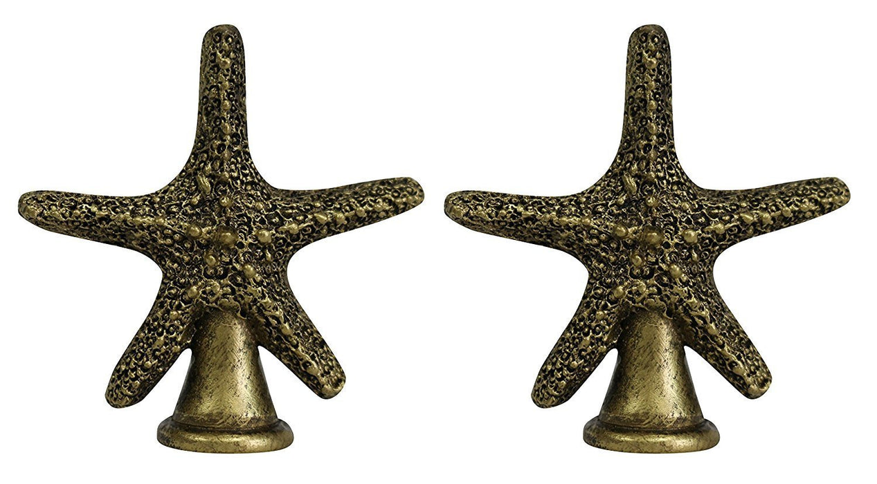 Starfish Finial, 2 3/8-inch Tall