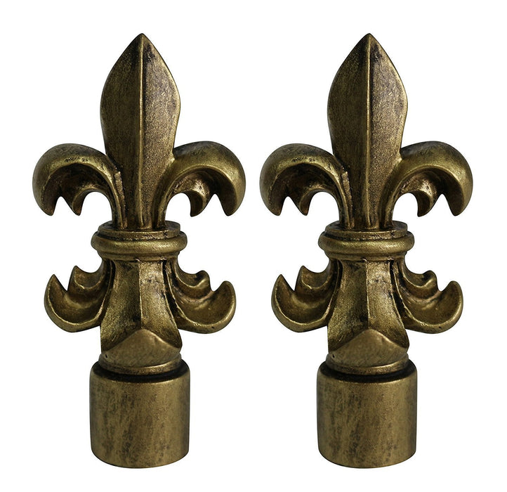 Fleur de Lis Lamp Finial, 3-inch Tall