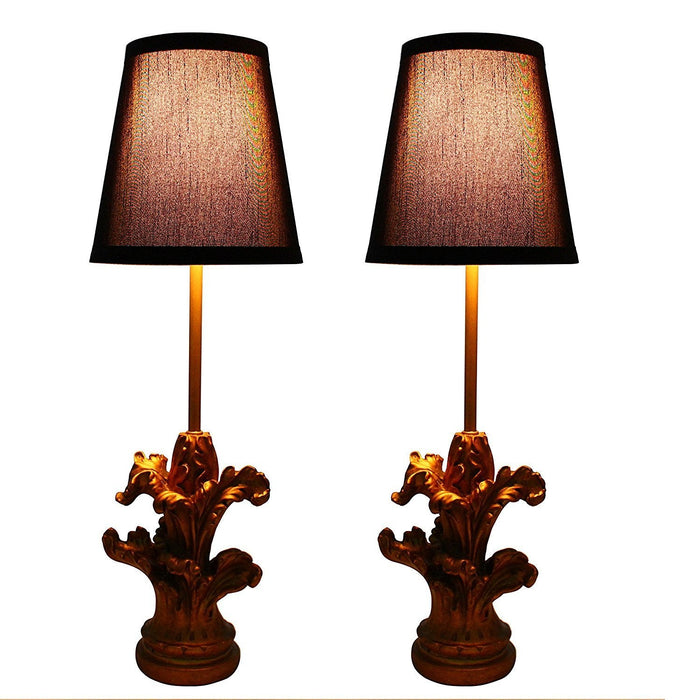 Set of 2 Homestead Mini Buffet Lamps with Shades