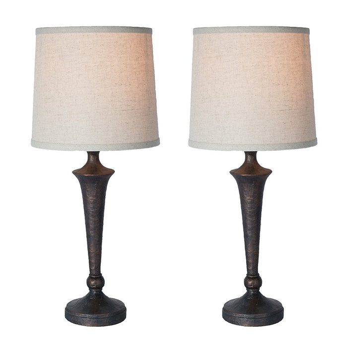 Jacob Table Lamps Set of 2 - Paris Bronze