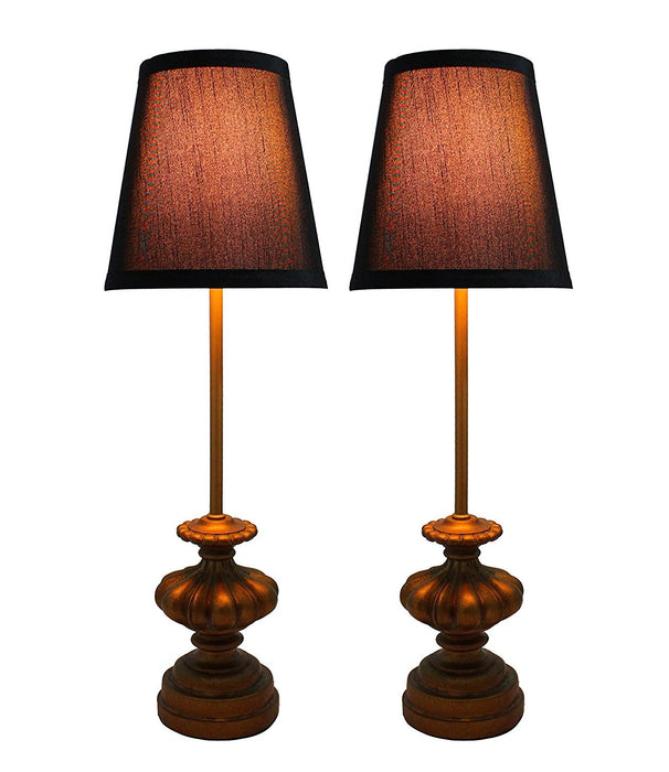 Set of 2 Alma Mini Buffet Lamps with Shades