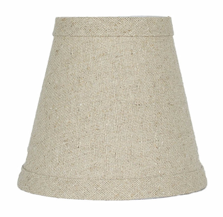Natural Pure Linen 5-inch Chandelier Lamp Shade