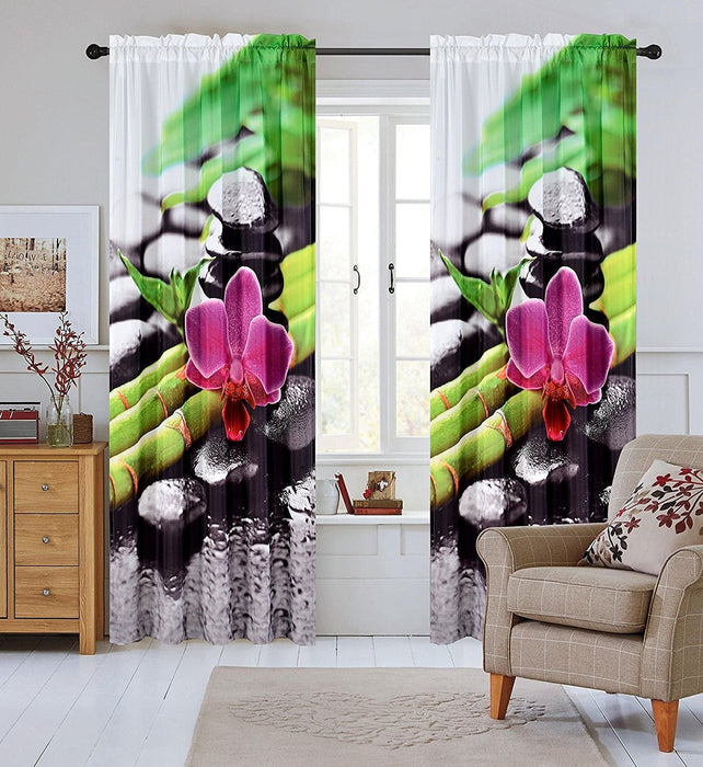 Serenity Set of 2 Sheer Curtain Panels - 4 Colors