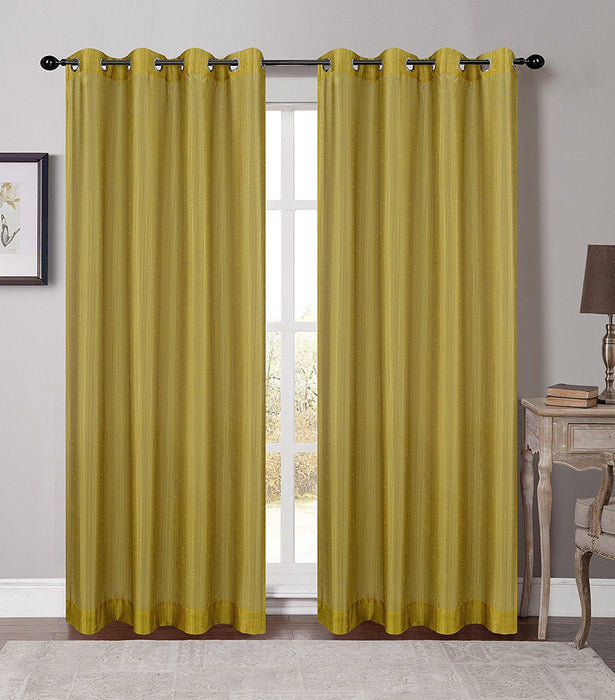 Soho Sheer Drapery Curtain Panels with Grommets - 5 Colors