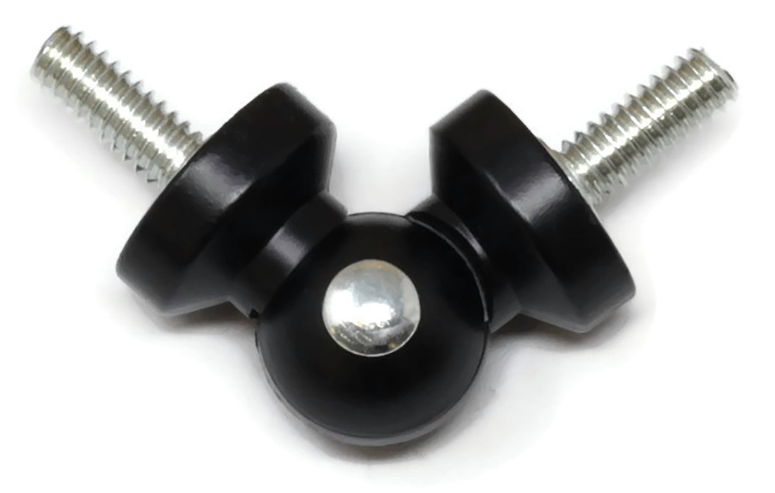 Hinged Elbow Connector for Corner or Bay Window Curtain Rod, Up to 5/8" Rod