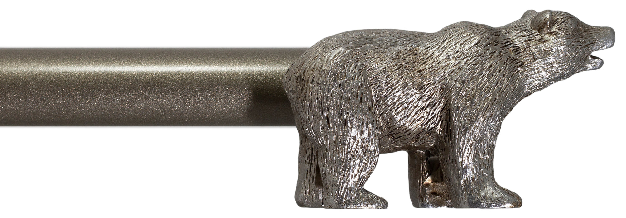 Urbanest 3-4-inch Adjustable Drapery Curtain Rod with Bear Finial