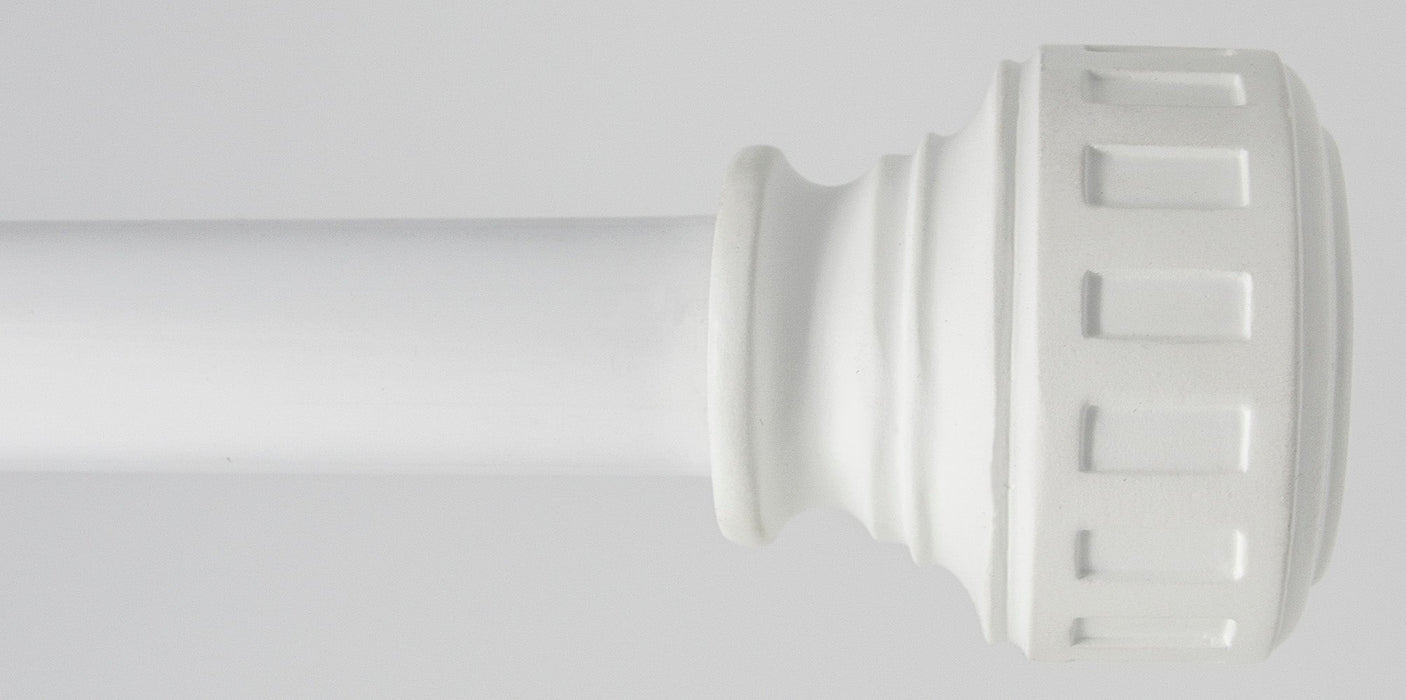 Trina Curtain Drapery Rod, 1" Diameter, 6 Finishes, 3 Sizes Available