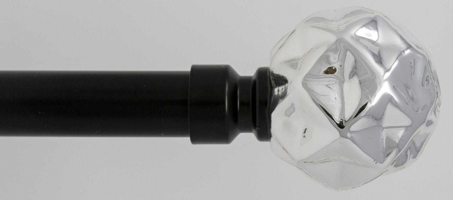 Urbanest Mercury Glass Faceted Ball 1-inch Diameter Curtain Rod