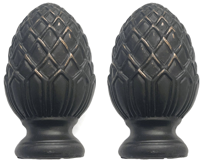 Pineapple Lamp Finial, 2-inch Tall