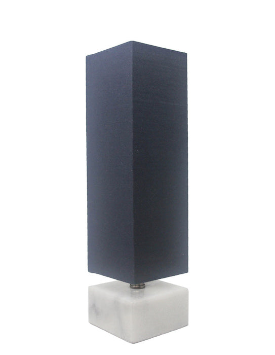 Urbanest Ardin Accent Table Lamp, White Marble Base, 14 1/4-inch Tall