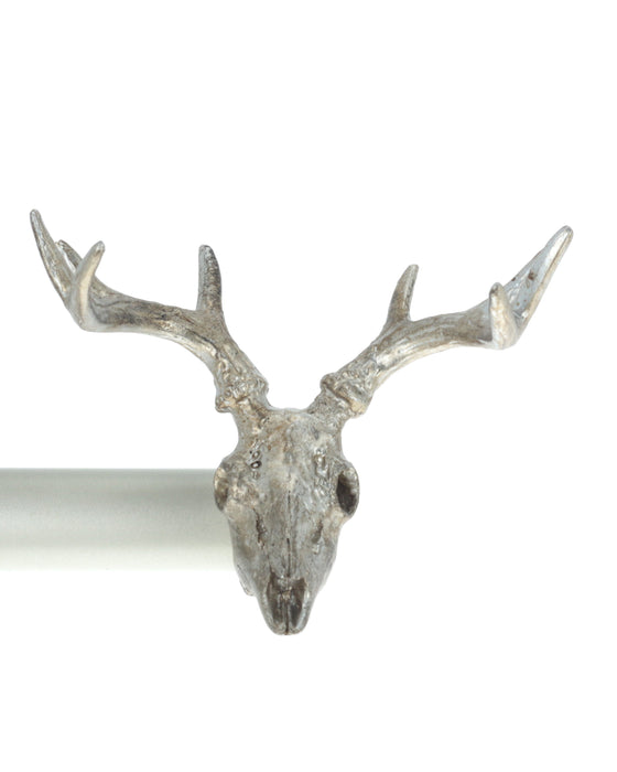 1-inch Diameter Deer Skull Curtain Rod