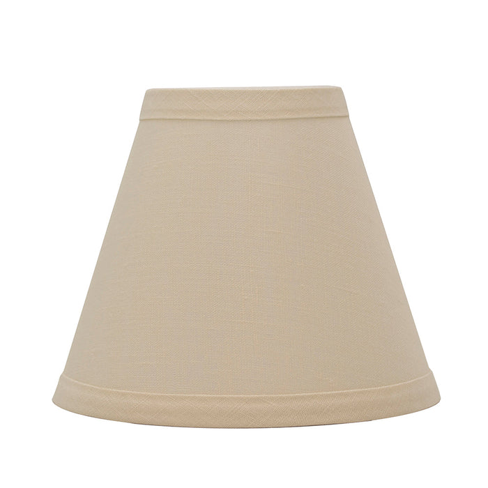 Linen 6-inch Chandelier Lamp Shade - 9 Colors