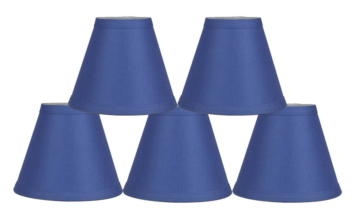 Linen 6-inch Chandelier Lamp Shade - 9 Colors