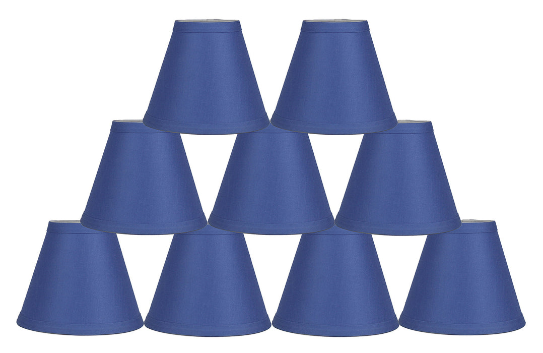 Linen 6-inch Chandelier Lamp Shade - 9 Colors