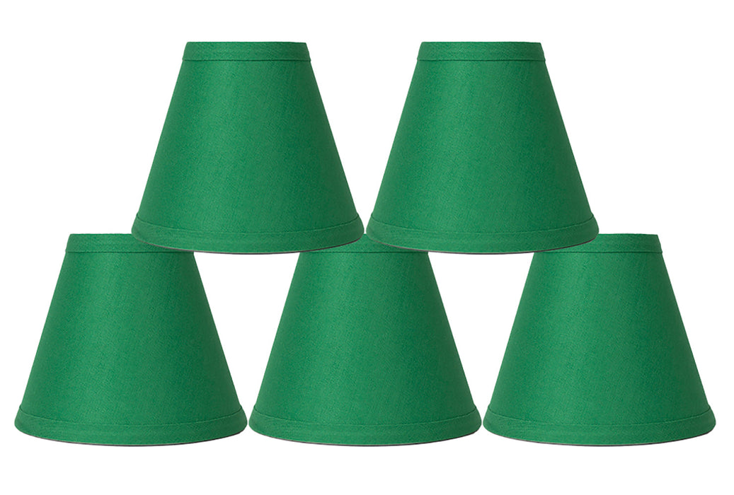 Linen 6-inch Chandelier Lamp Shade - 9 Colors