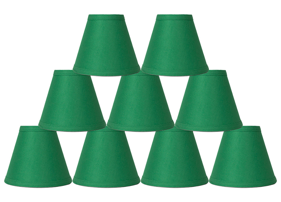 Linen 6-inch Chandelier Lamp Shade - 9 Colors