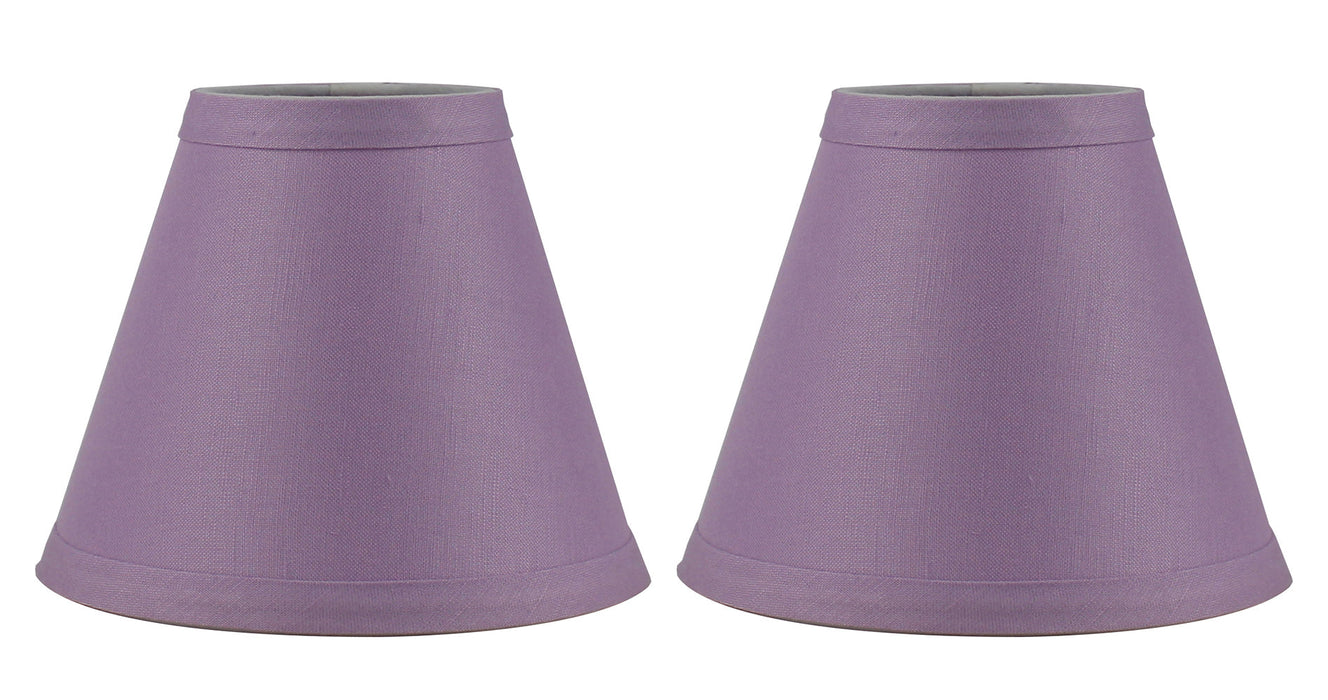 Linen 6-inch Chandelier Lamp Shade - 9 Colors