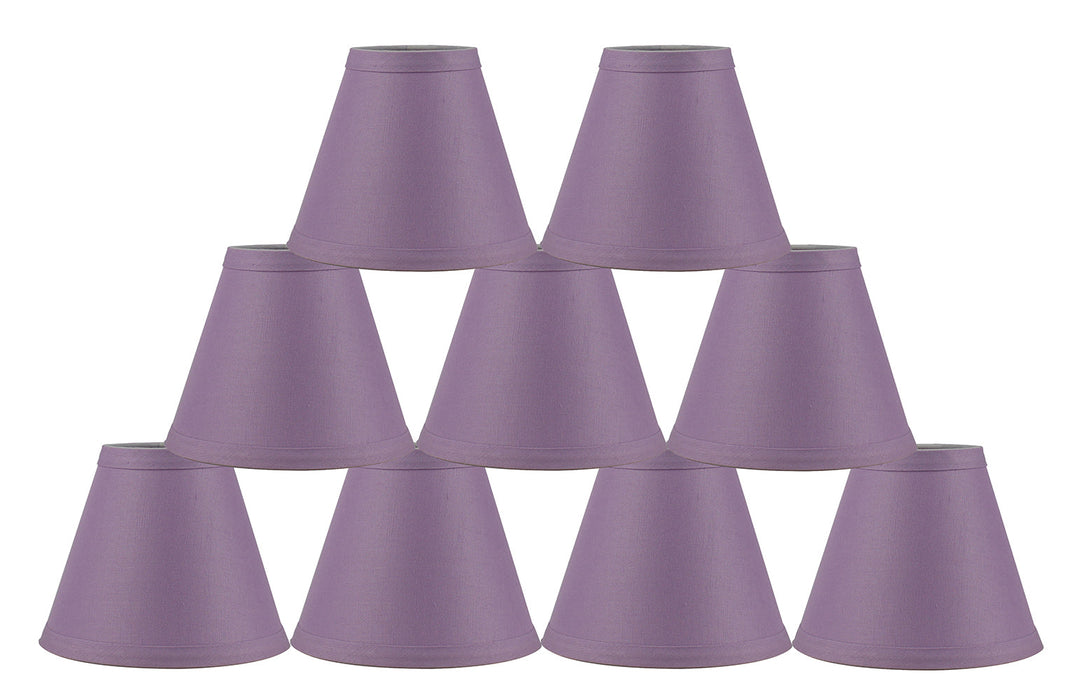 Linen 6-inch Chandelier Lamp Shade - 9 Colors
