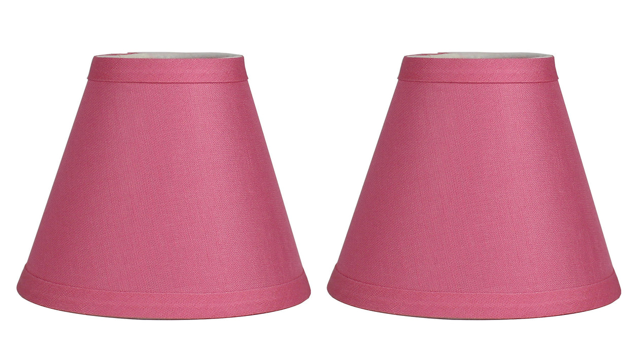Linen 6-inch Chandelier Lamp Shade - 9 Colors