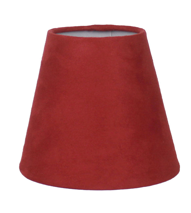 Suede 5-inch Chandelier Lamp Shade - 5 Colors