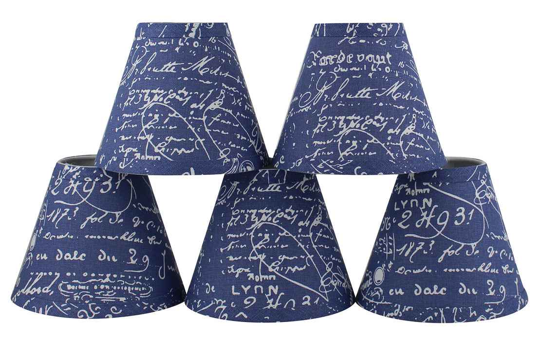 Linen 6-inch Chandelier Lamp Shade - 9 Colors