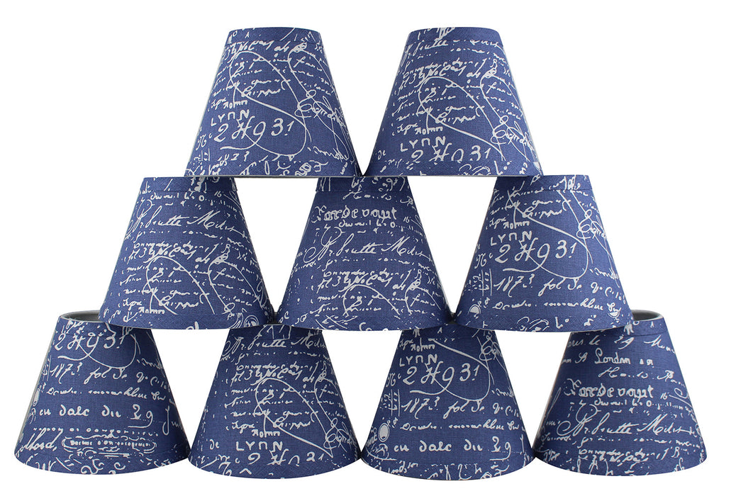 Linen 6-inch Chandelier Lamp Shade - 9 Colors