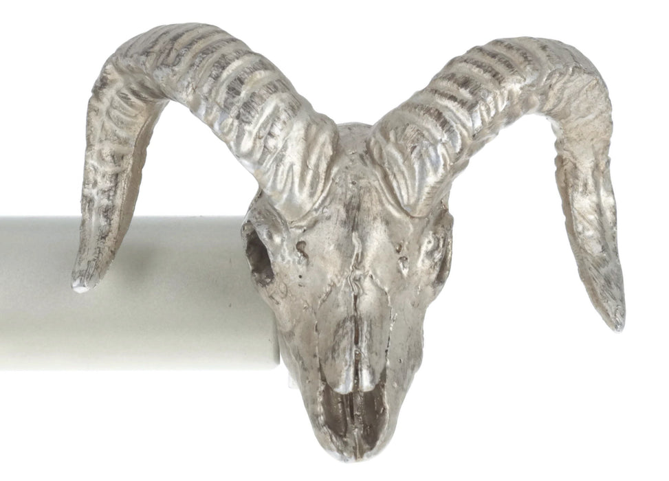 1-inch Diameter Ram Skull Curtain Rod