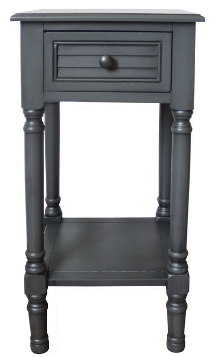 Brookdale End Table with Drawer, 28 1/4-inch Tall, 14 1/4-inch Wide, 14 1/4-inch Deep