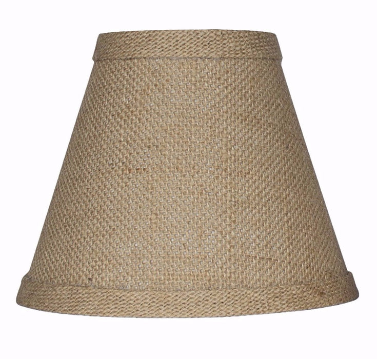 Burlap Chandelier Lamp Shade - 5" & 6" Sizes