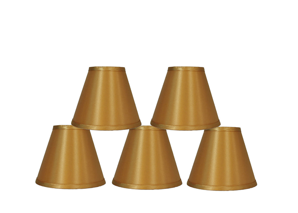 Satin 6-inch Chandelier Lamp Shade - 10 Colors