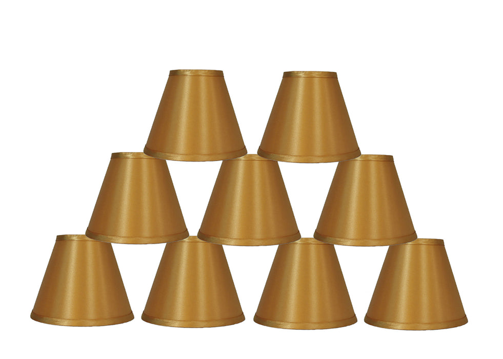 Satin 6-inch Chandelier Lamp Shade - 10 Colors