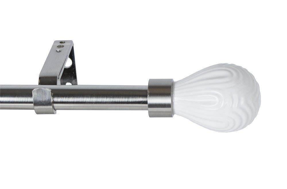 Urbanest 3-4-inch Diameter Odette Adjustable Single Drapery Curtain Rod