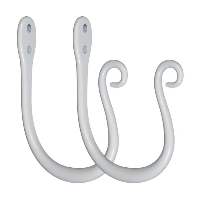 Zinc Curl Drapery Holdback - 6 Finishes